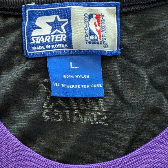 1994 Vintage Starter Raptors Jersey - Size L (22x33.5) - Picture 4 of 5